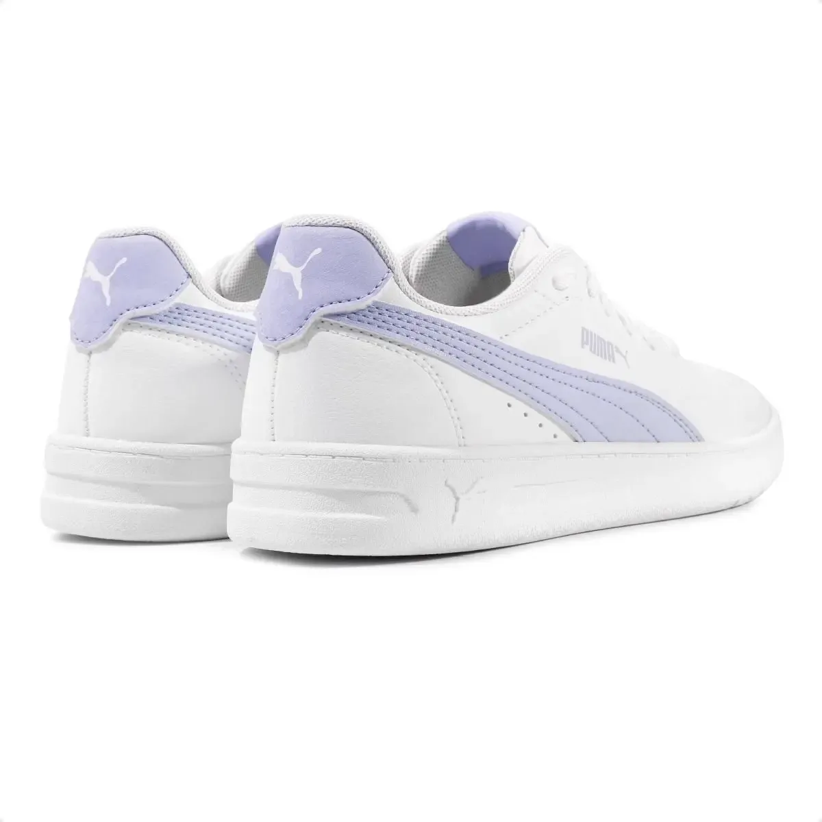 Tênis Puma Court Lally branco destacando conforto e design elegante